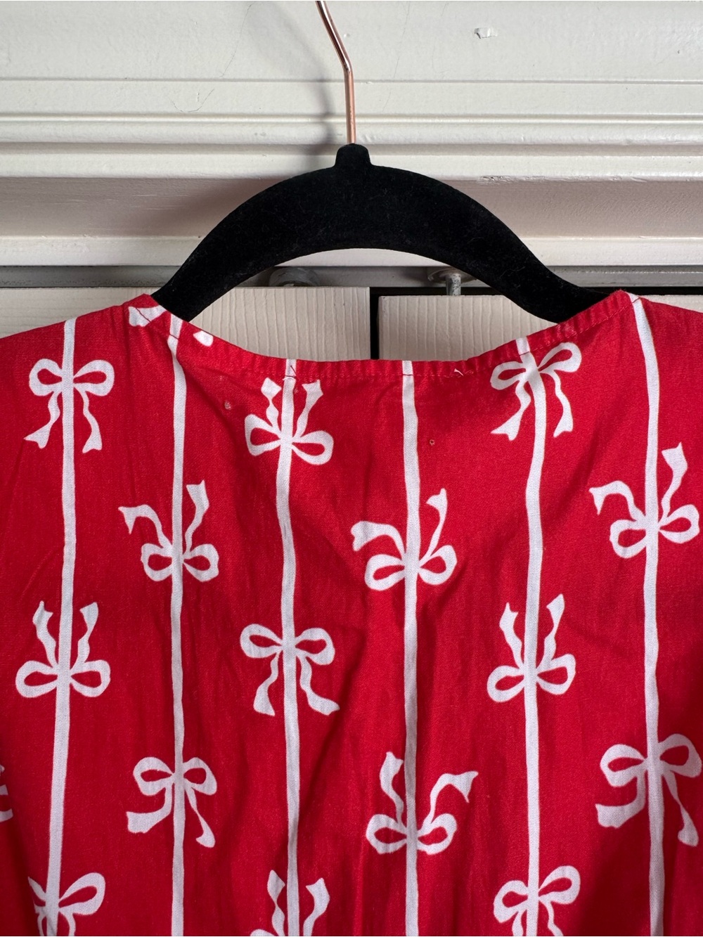 NWT Sail to Sable Bow Maxi Dress Red Size XS - Picture 10 of 12